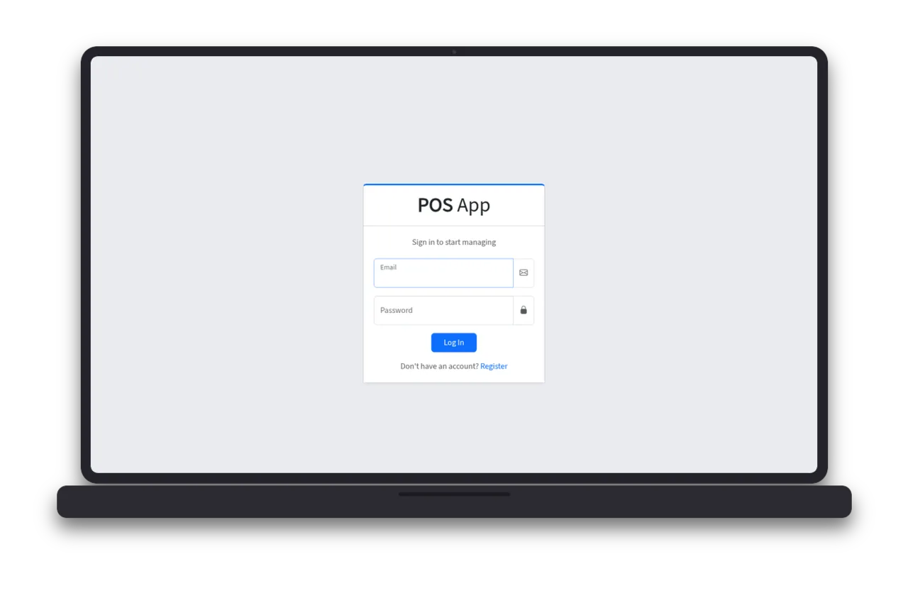 Tangkapan layar Laravel POS
